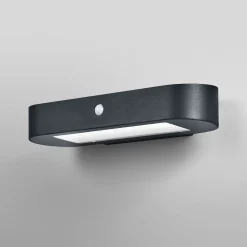 OSRAM LED-anturiseinävalaisin ENDURA STYLE SOLAR OVAL 34 cm 830