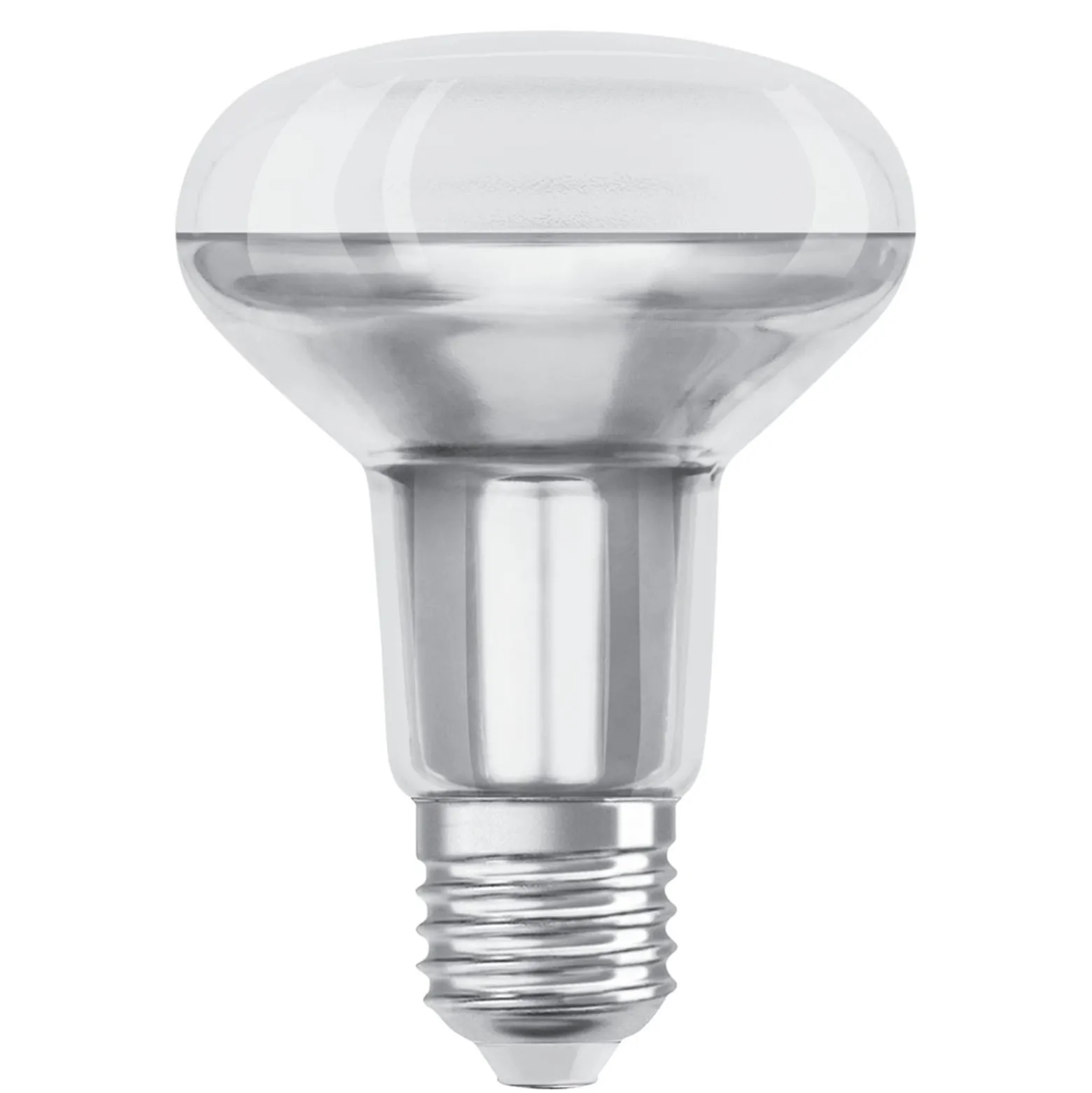 OSRAM-LED-heljastin E27 R80 4,9W 927 36° dim
