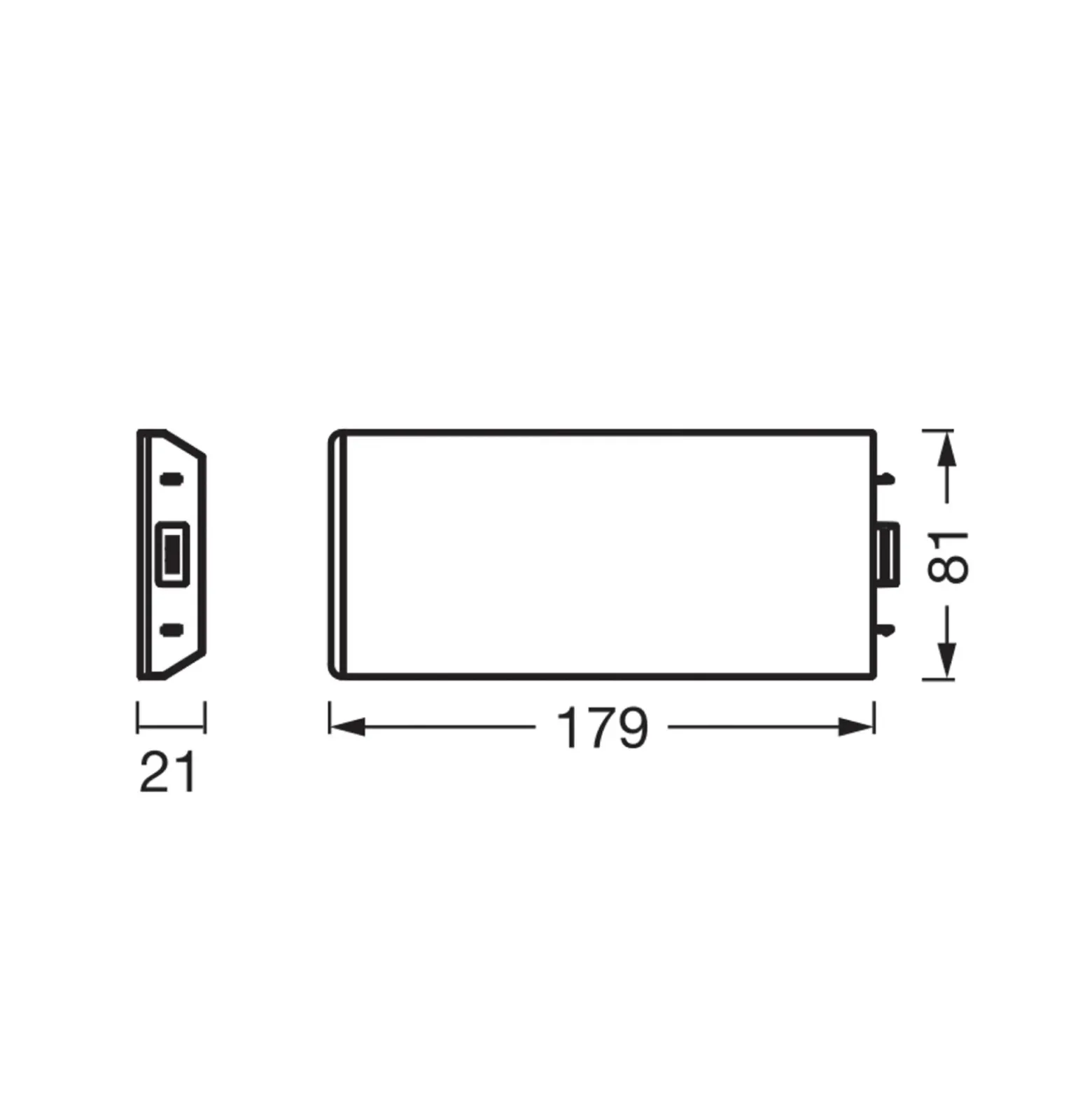 OSRAM LED-kaapinalusvalaisin Socket valkoinen laajennus 3 000 K
