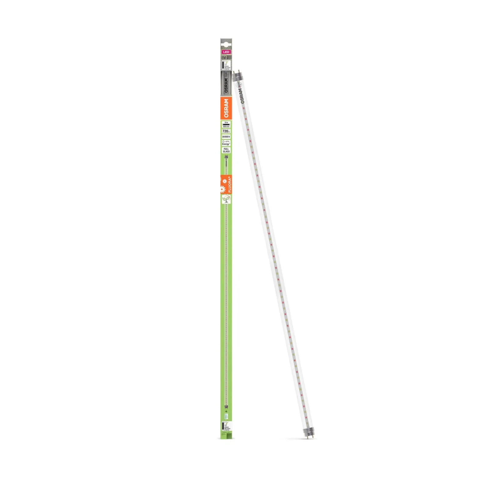 OSRAM LED-kasvilamppu T8 10W putki Fluora 2,500K 90cm