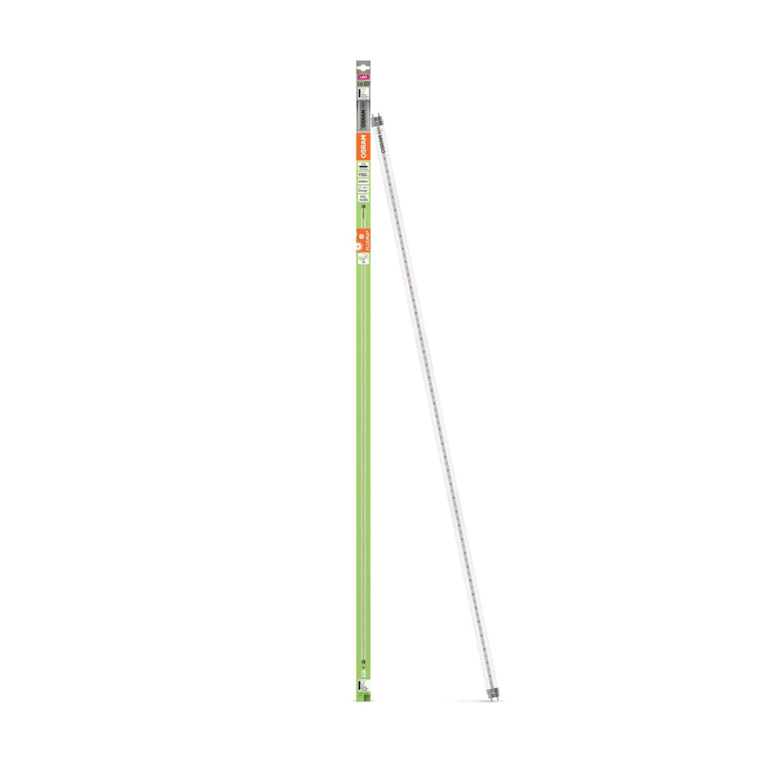 OSRAM LED-kasvilamppu T8 15W putki Fluora 2,500K 120cm 120cm