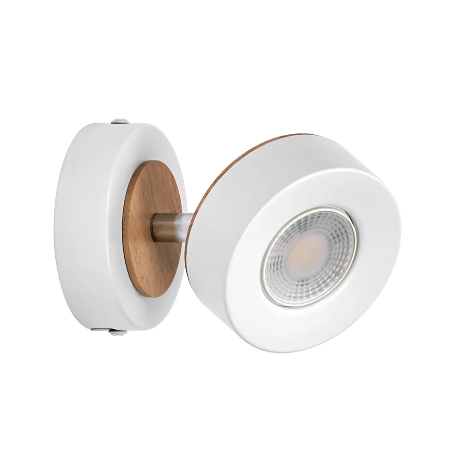 OSRAM LED-kattokohdevalo PLUTO, valkoinen, 1 spotti, metalli 3 000 K