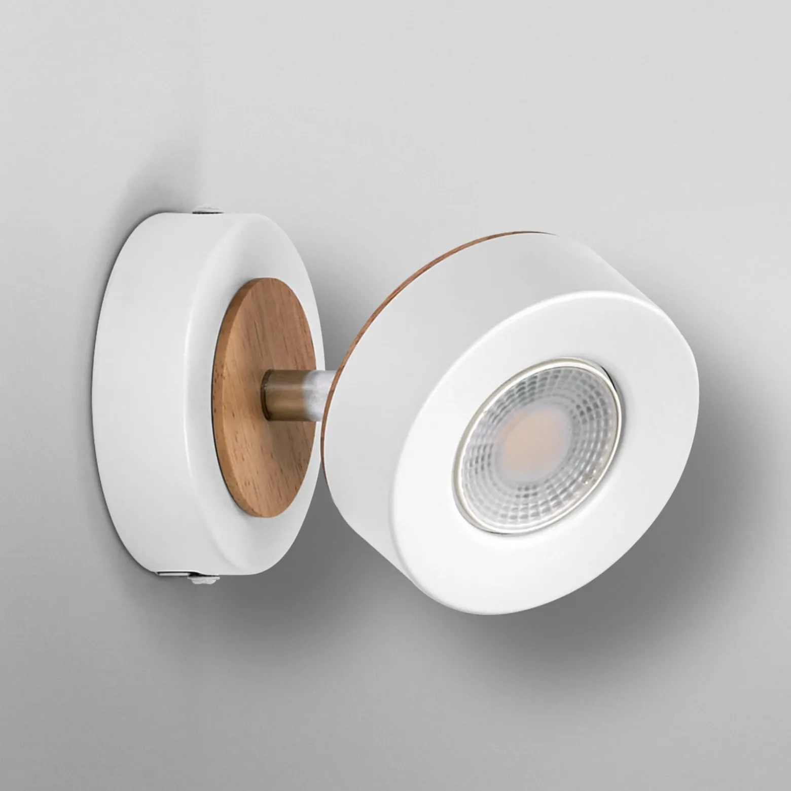 OSRAM LED-kattokohdevalo PLUTO, valkoinen, 1 spotti, metalli 3 000 K