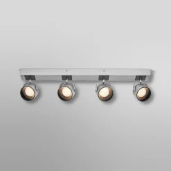OSRAM LED-kattovalaisin Jupiter, 4-lamppuinen, hopea, metalli