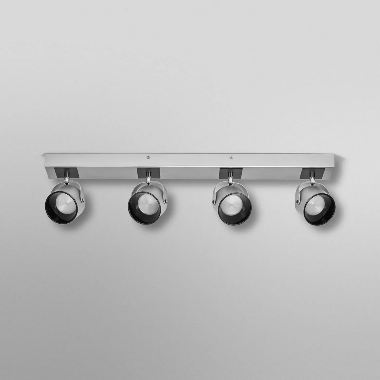 OSRAM LED-kattovalaisin Jupiter, 4-lamppuinen, hopea, metalli