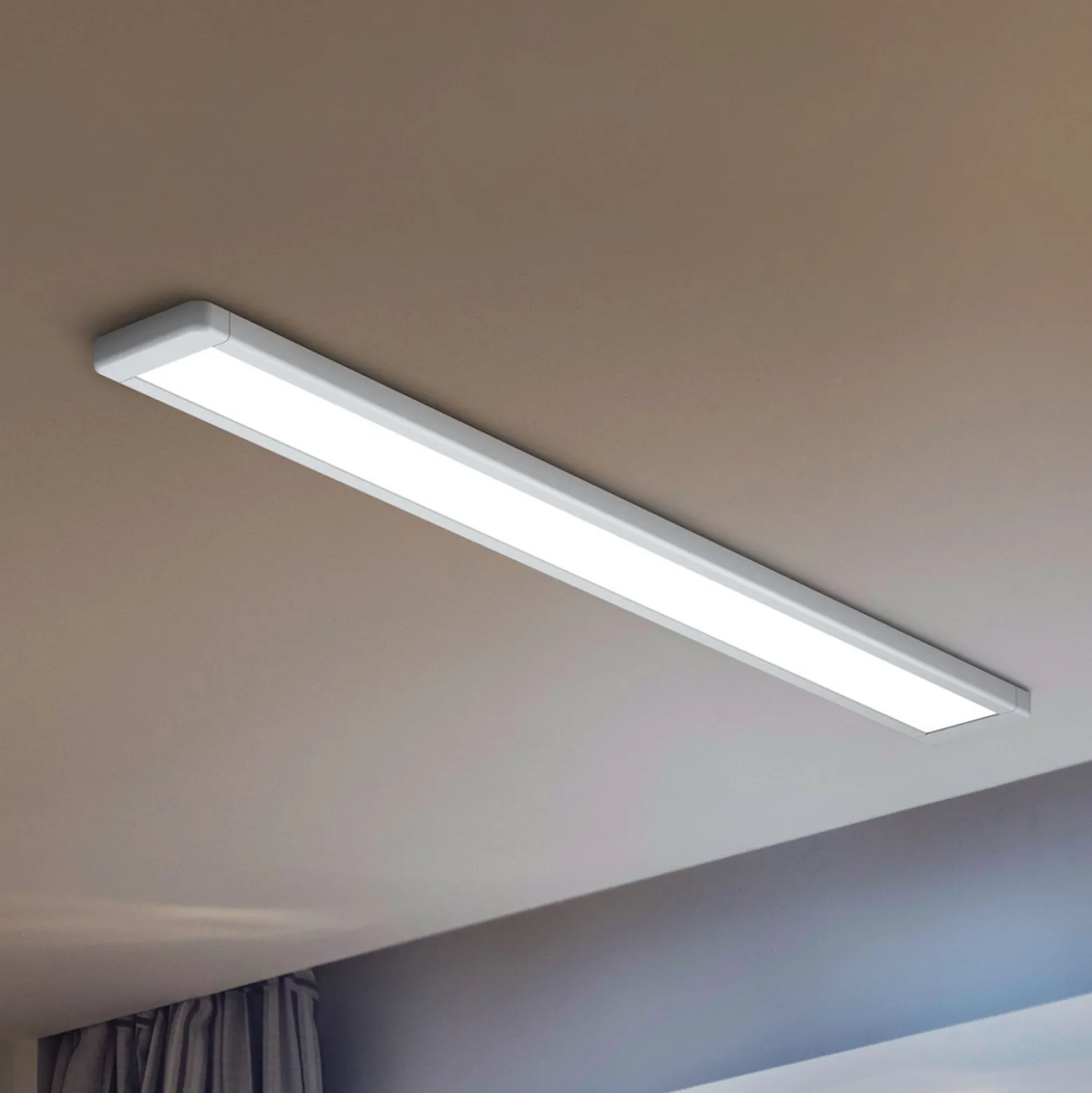 OSRAM LED-kattovalaisin OFFICE LINE, valkoinen, 122 cm, metalli