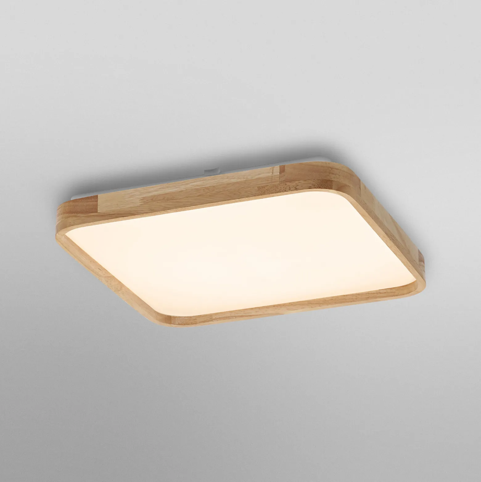 OSRAM LED-kattovalaisin ORBIS ALICIA, 29 x 29 cm, puu, clickdim