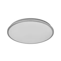 OSRAM LED-kattovalaisin ORBIS DUBLIN, Ø 39 cm, hopea metalli
