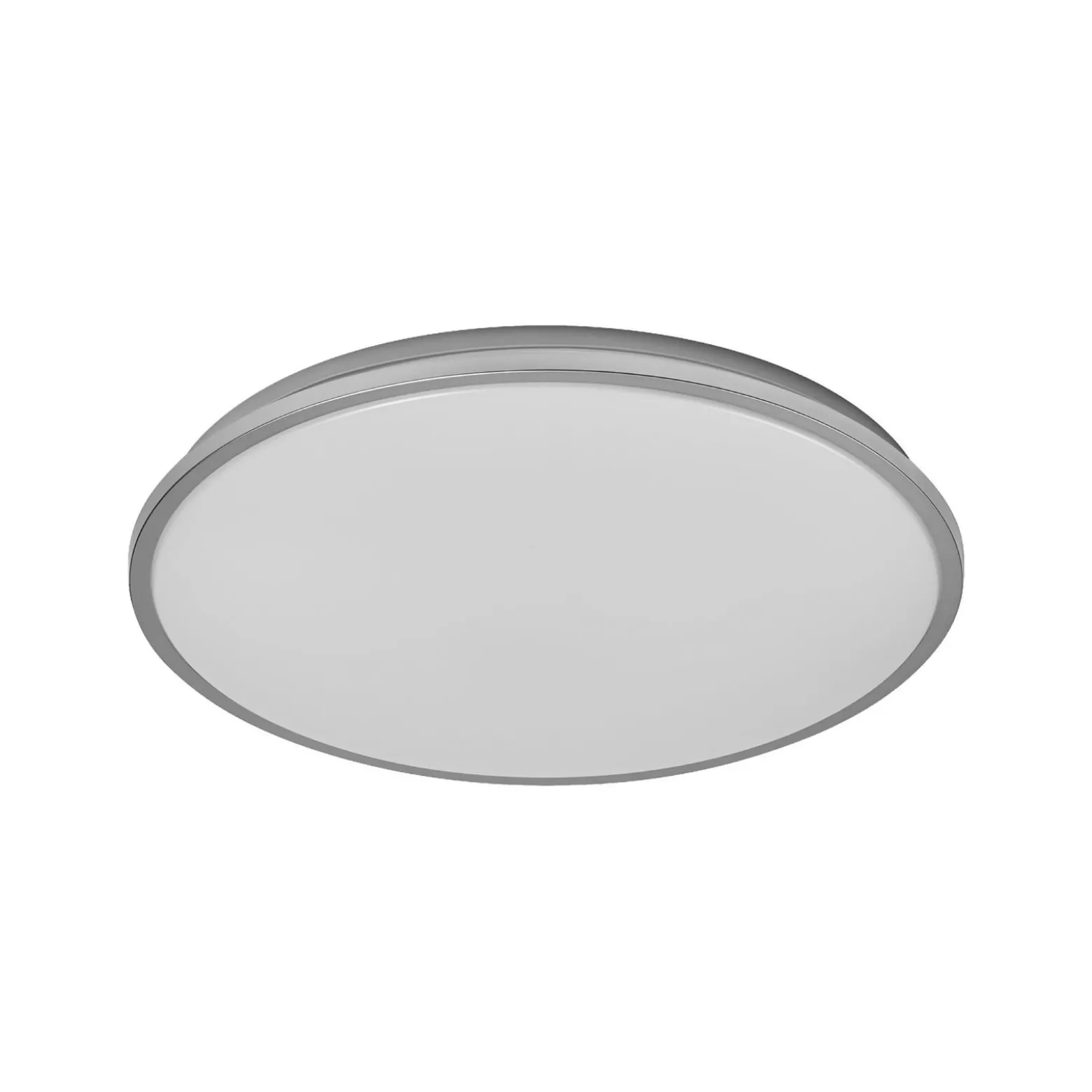 OSRAM LED-kattovalaisin ORBIS DUBLIN, Ø 39 cm, hopea metalli