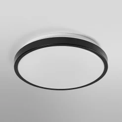 OSRAM LED-kattovalaisin ORBIS LONDON, musta, Ø 28 cm, metalli