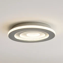 OSRAM LED-kattovalaisin ORBIS SPIRAL, halkaisija 37 cm, harmaa, clickdim
