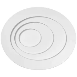 OSRAM LED-kattovalaisin ORBIS SPIRAL OVAL, Ø 36 cm valkoinen 27 W
