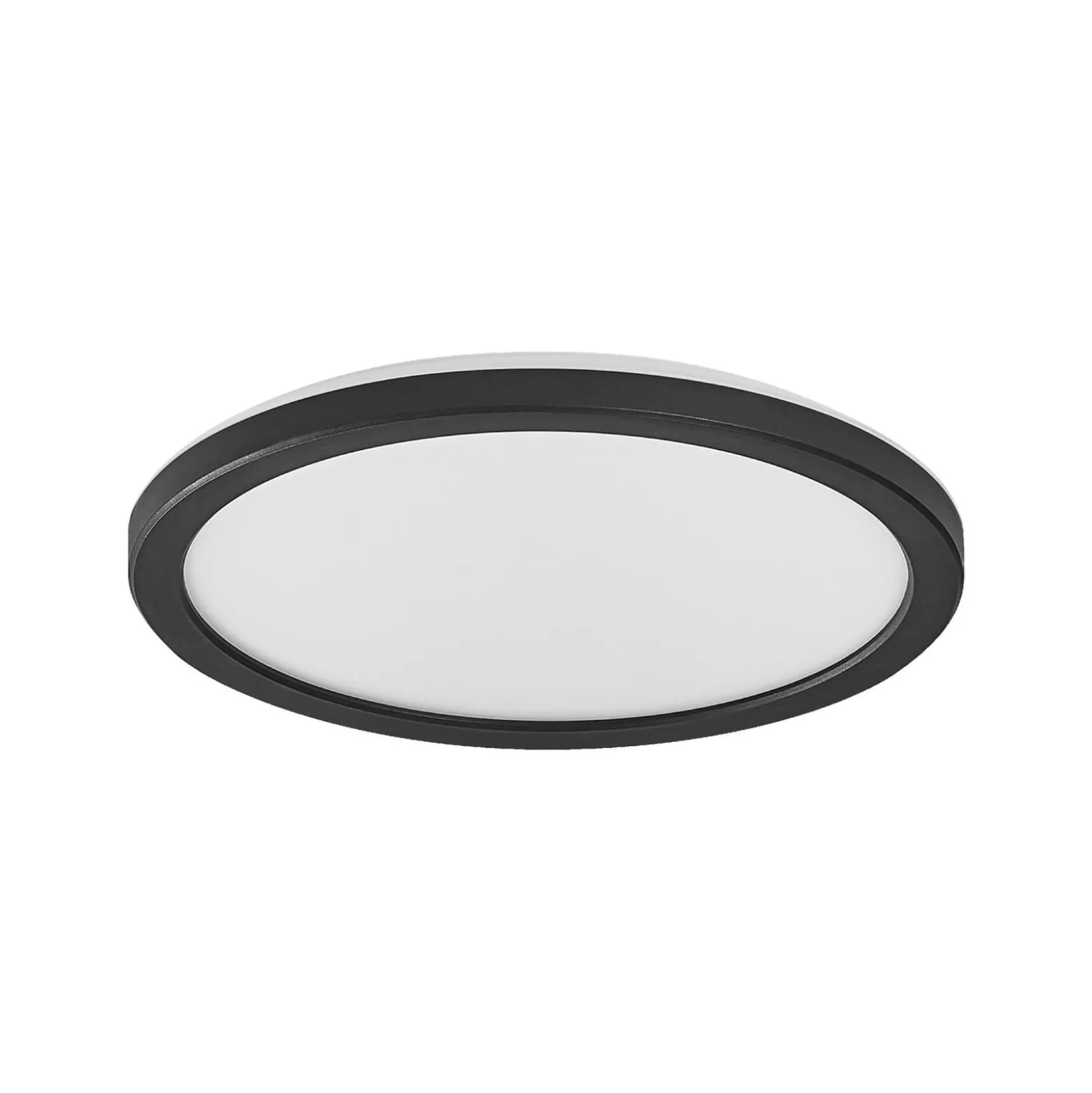 OSRAM LED-kattovalaisin ORBIS ULTRA SLIM, musta, Ø 24 cm himmennettävä