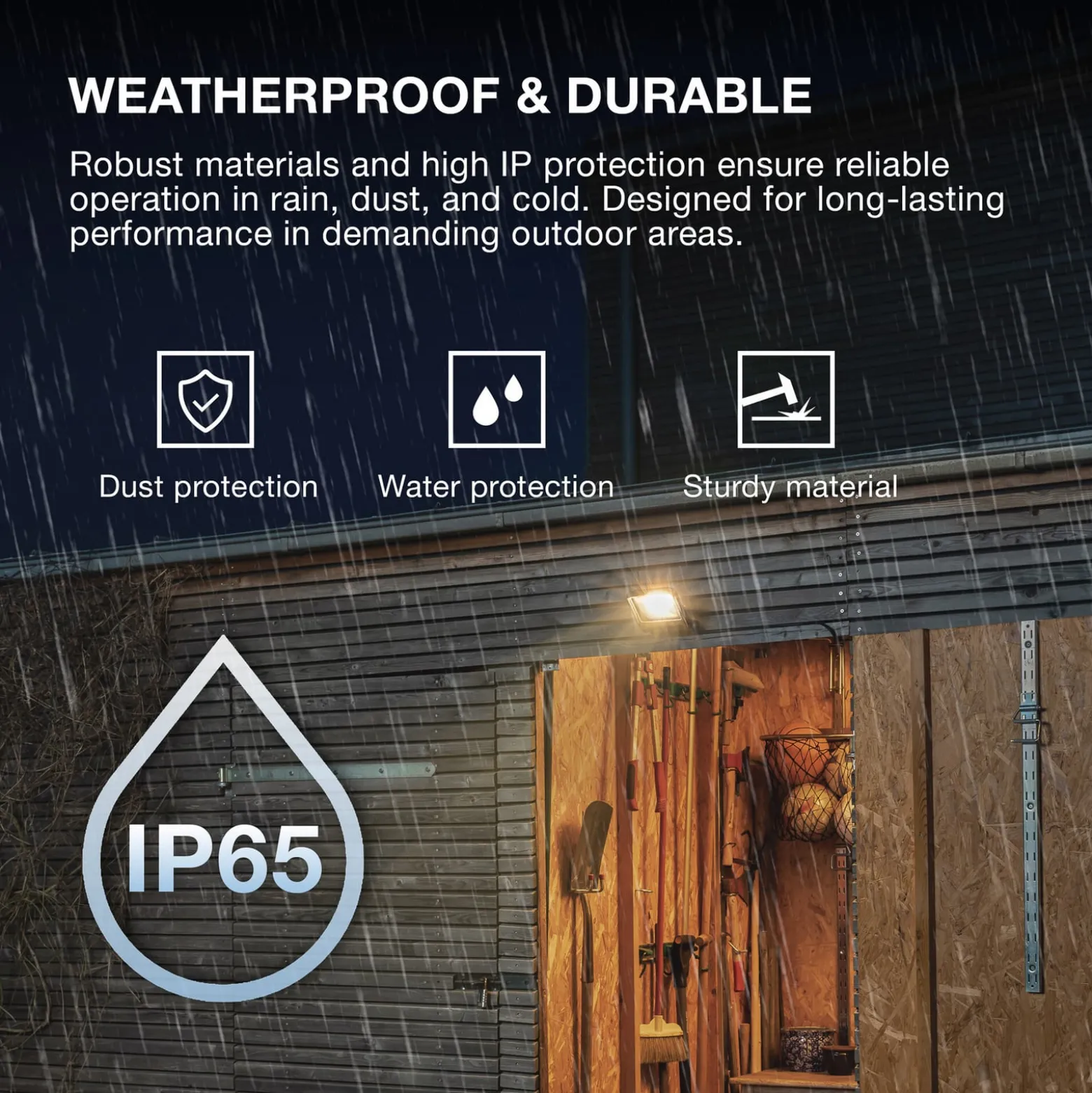OSRAM LED-kohdevalaisin ulos ENDURA FLOOD, valkoinen 30 W 3 000 K IP65