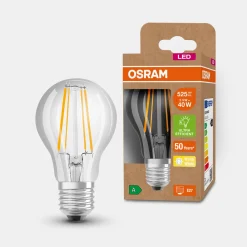 OSRAM LED-lamppu E27 A60 2,5W 525lm 3000K kirkas