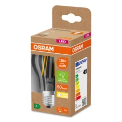 OSRAM LED-lamppu E27 A60 2,5W 525lm 3000K kirkas