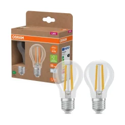 OSRAM LED-lamppu E27 2,2W hehkulanka 4 000K 470lm 2-pack