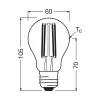 OSRAM LED-lamppu E27 3.8W hehkulanka 4,000K 806lm 2-pack 2-pack