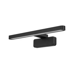 OSRAM LED-seinälamppu ORBIS DISC BAR, musta, 40 cm, IP44 CCT