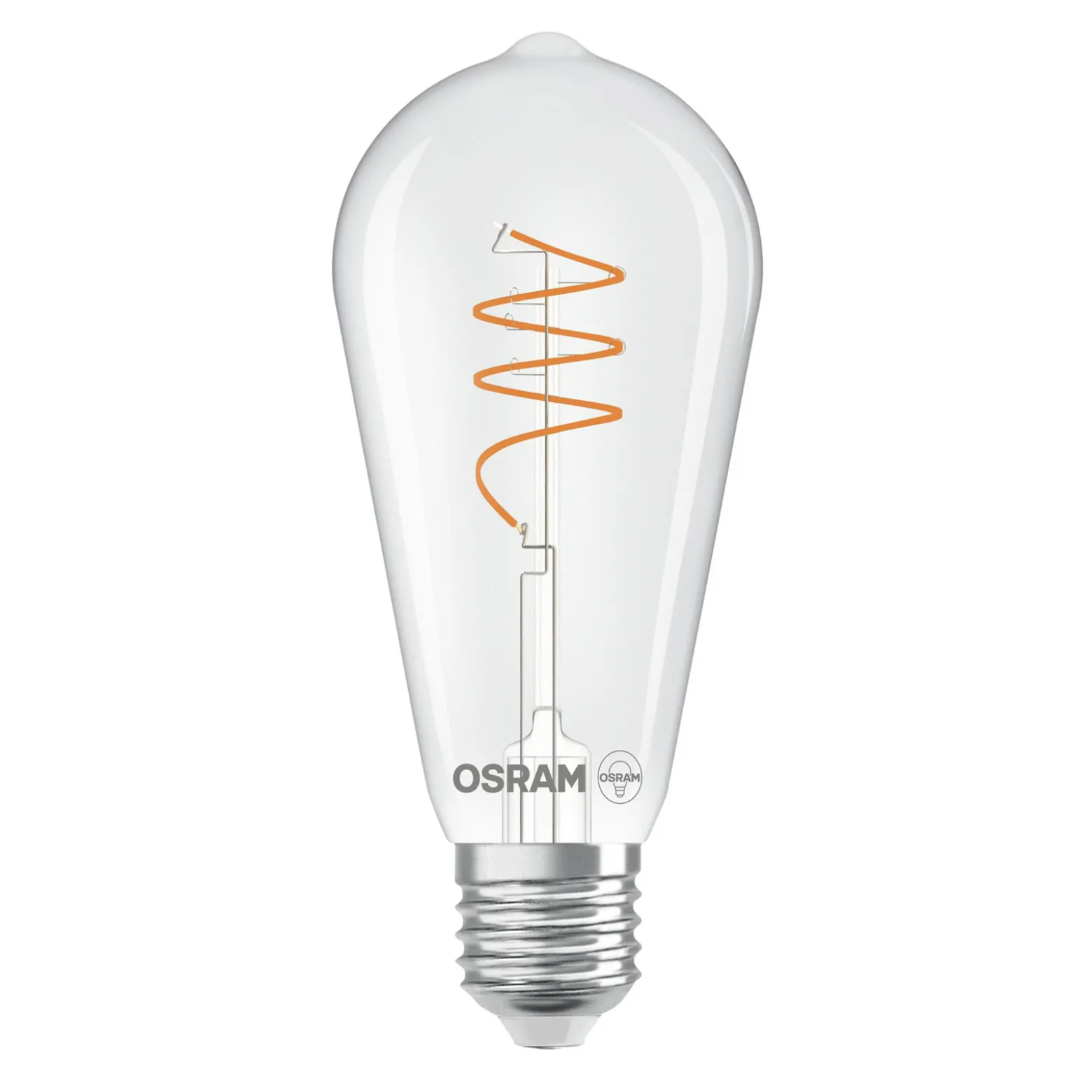 OSRAM LED Vintage ST64 E27 3,4W 927 kierrehehkulanka kirkas kirkas