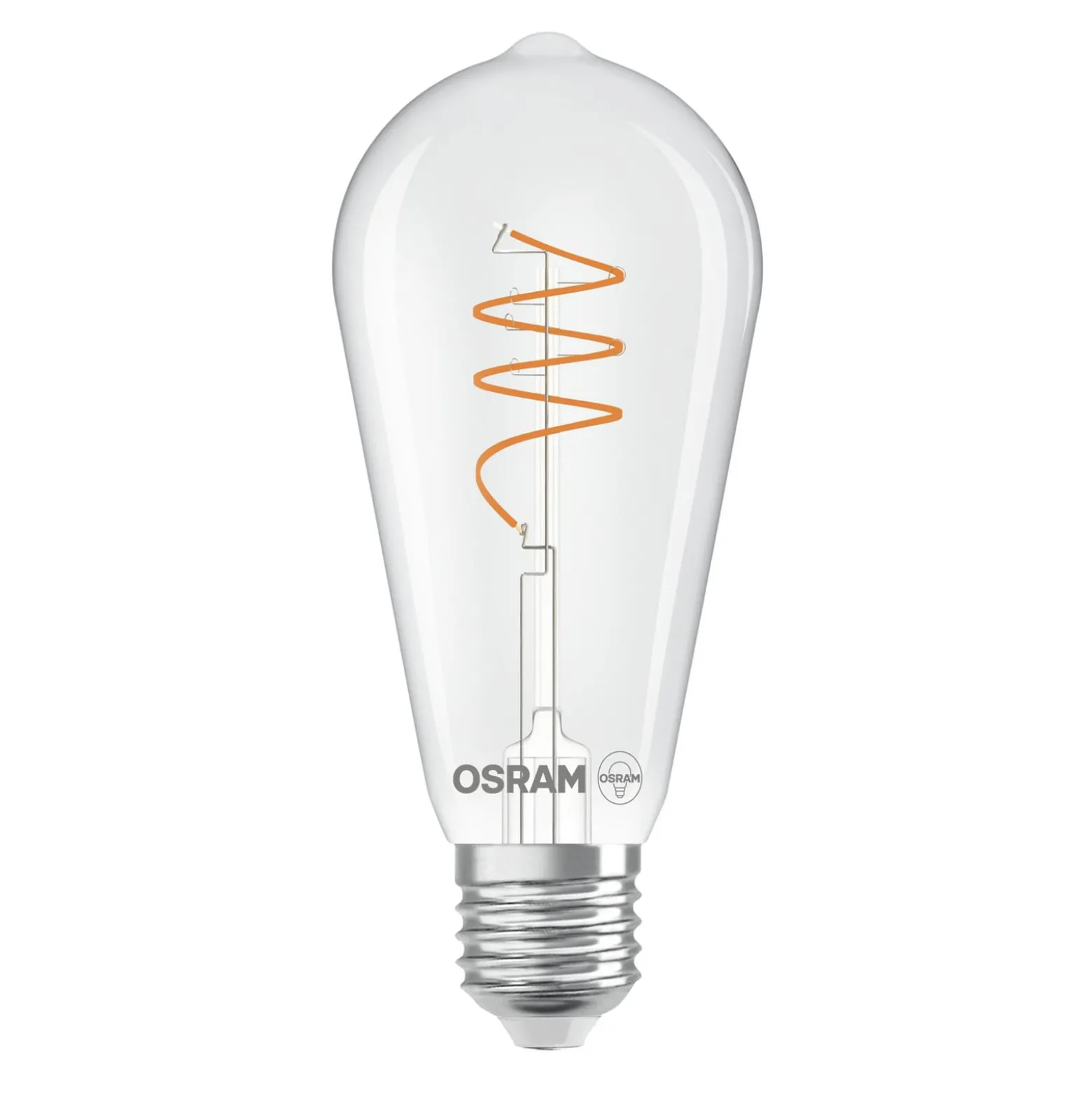 OSRAM LED Vintage ST64 E27 3,4W 927 kierrehehkulanka kirkas kirkas