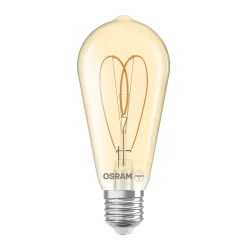 OSRAM LED Vintage ST64 E27 4,9W 922 sydän hehkulanka kultainen himmeä
