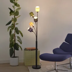 OSRAM maavalaisin Decor Felt Weaving Cans, värikäs, 5-lamppuinen, E14