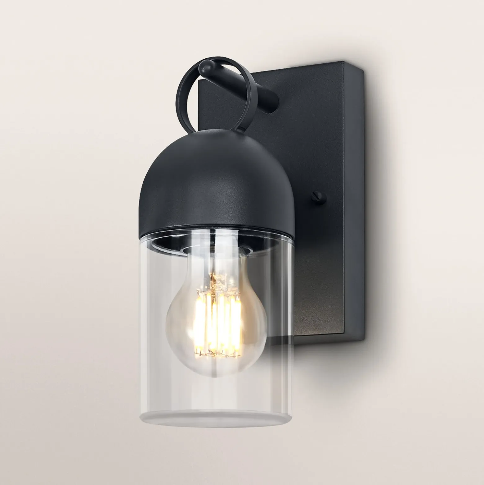OSRAM:n ulkoseinälamppu ENDURA CLASSIC COWBELL, tummanharmaa, IP65