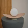 OSRAM pöytävalaisin Decor Pearl, beige, huopa, G9