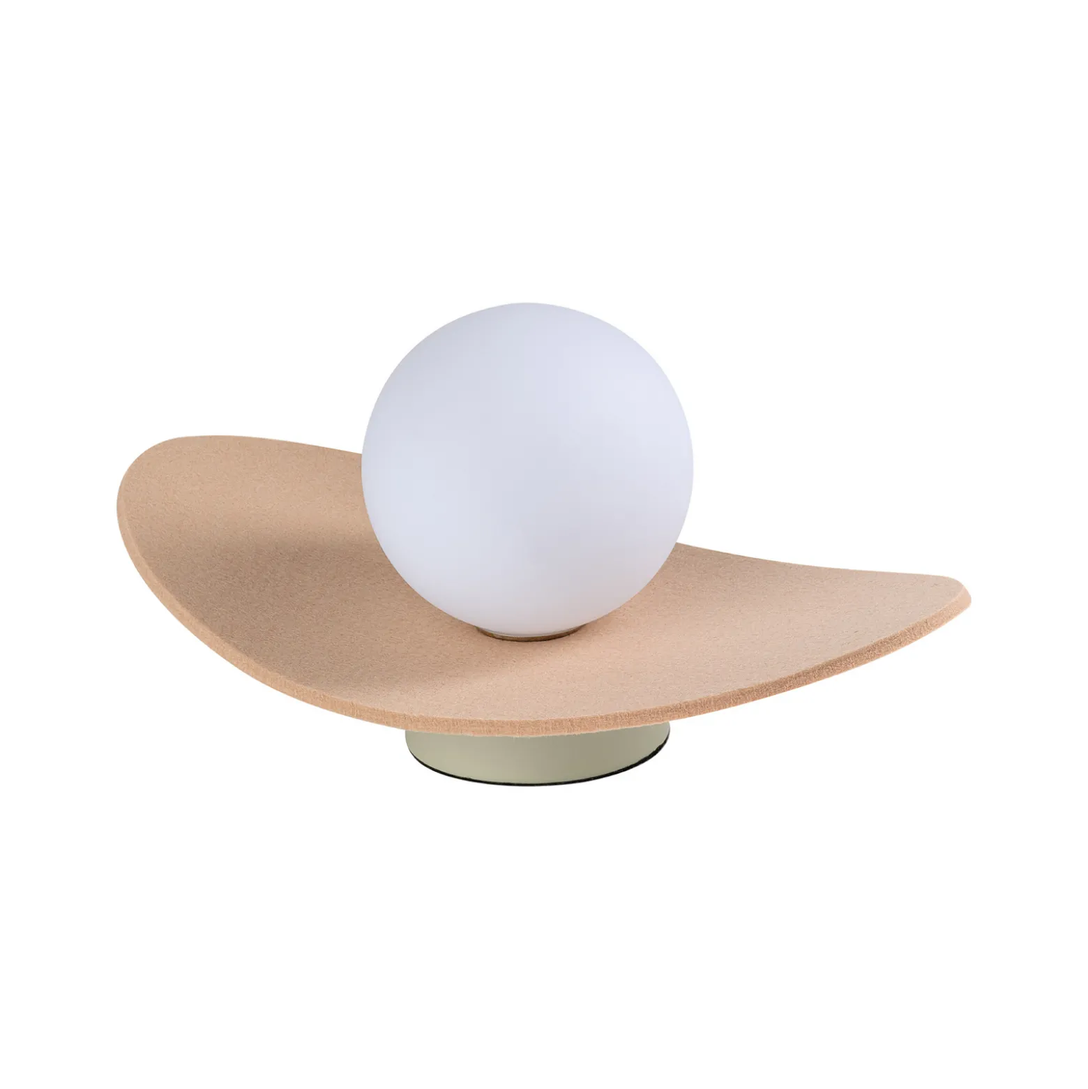 OSRAM pöytävalaisin Decor Pearl, beige, huopa, G9