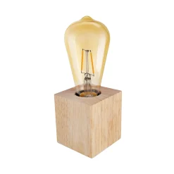 OSRAM pöytävalaisin Vintage 1906, puu, LED-lamppu E27