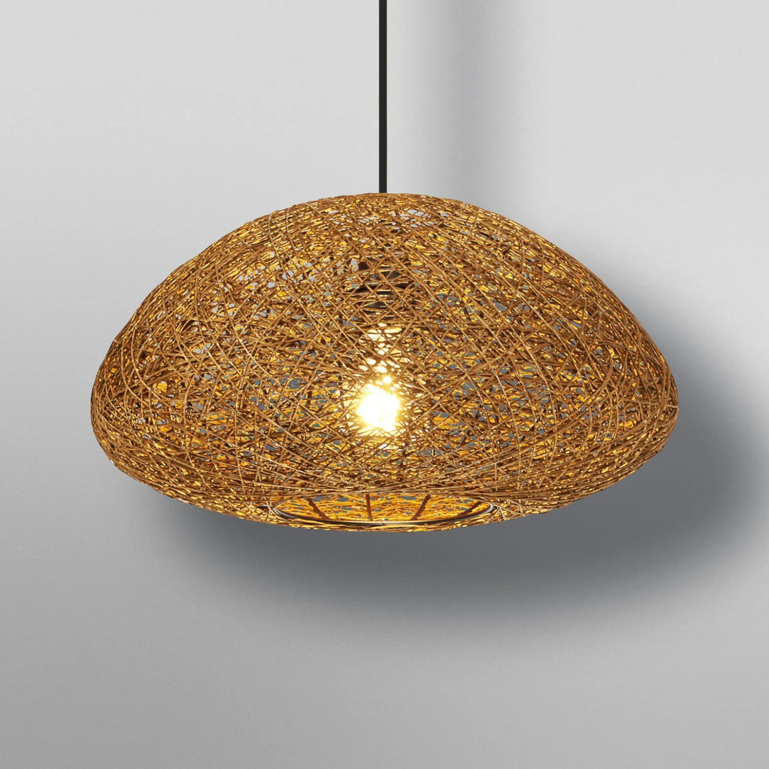 OSRAM riippuvalaisin Decor Paper Drop, 1-lamppuinen, beige, E27