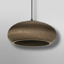 OSRAM riippuvalaisin DROP, ruskea, Ø 40 cm, aaltopahvi, E27