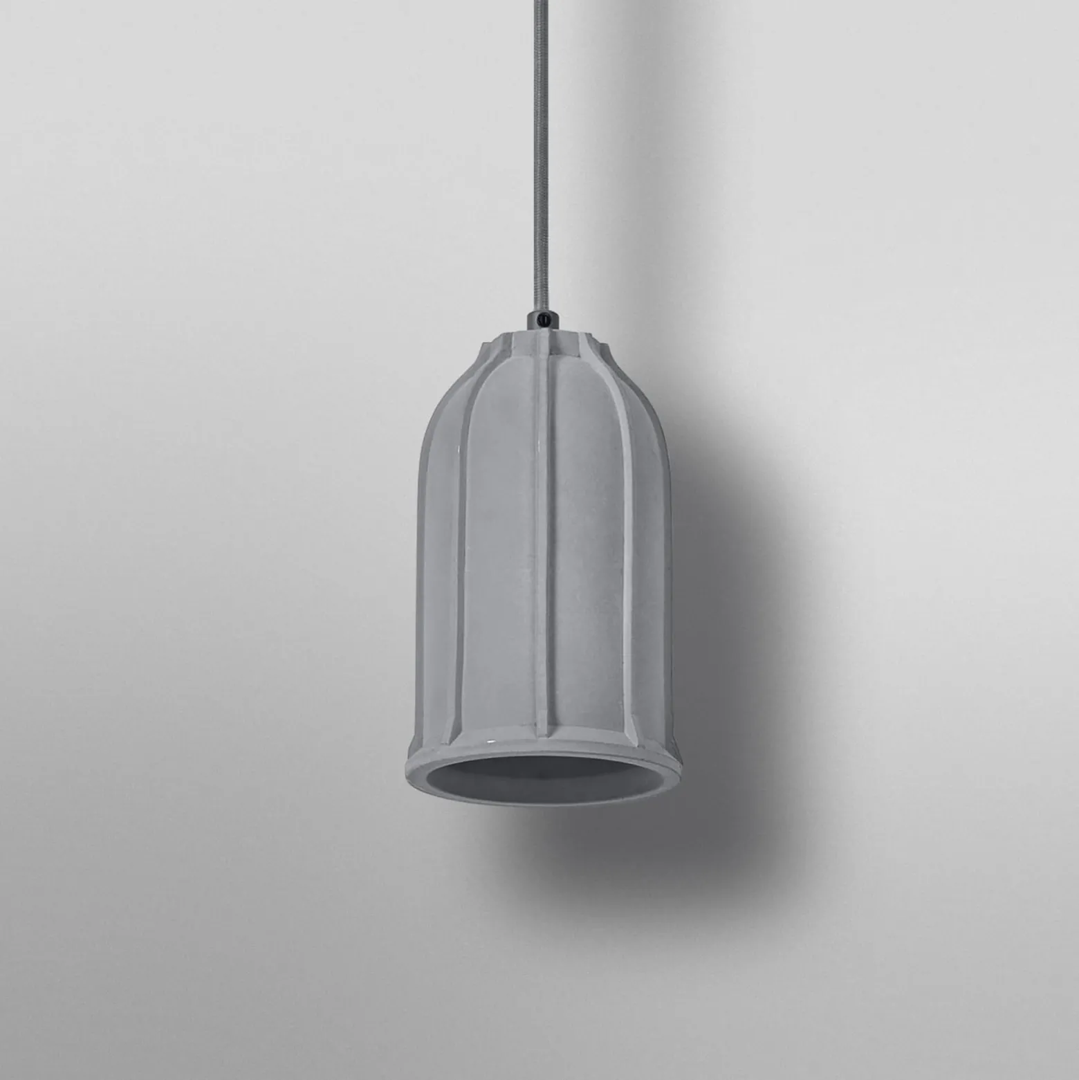 OSRAM riippuvalo CONCRETE SIM, harmaa, Ø 12 cm, betoni, E27