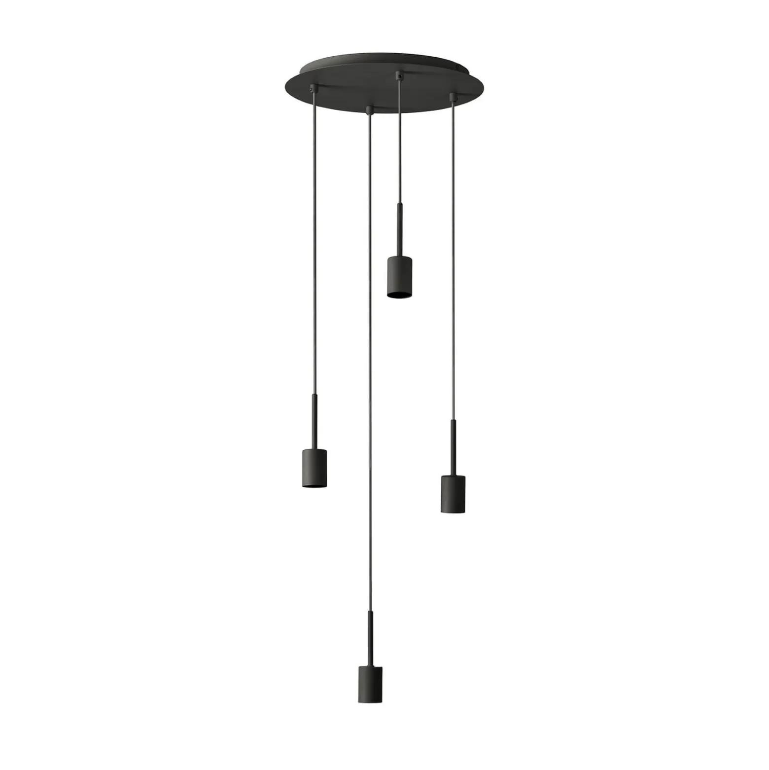 OSRAM riippuvalo Decor Needle Plate, harmaa, teräs, 4-lamppuinen, E27