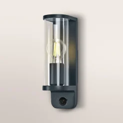 OSRAM seinävalaisin ENDURA CLASSIC TUBULAR, anturi, tummanharmaa