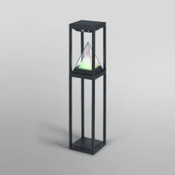 OSRAM SMART+ LED-aurinkopaneelilla varustettu polkuvalaisin ALPS, musta anturi
