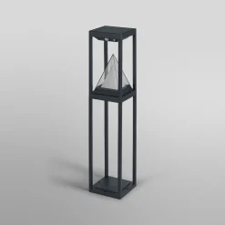 OSRAM SMART+ LED-aurinkopaneelilla varustettu polkuvalaisin ALPS, musta anturi