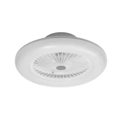 OSRAM SMART+ WiFi LED-kattotuuletin ROUND valkoinen hiljainen 55 cm