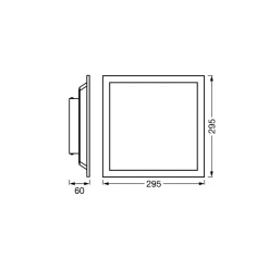 OSRAM SMART+ WiFi LED-paneeli PLANON MAGIC, valkoinen 30 cm RGB CCT