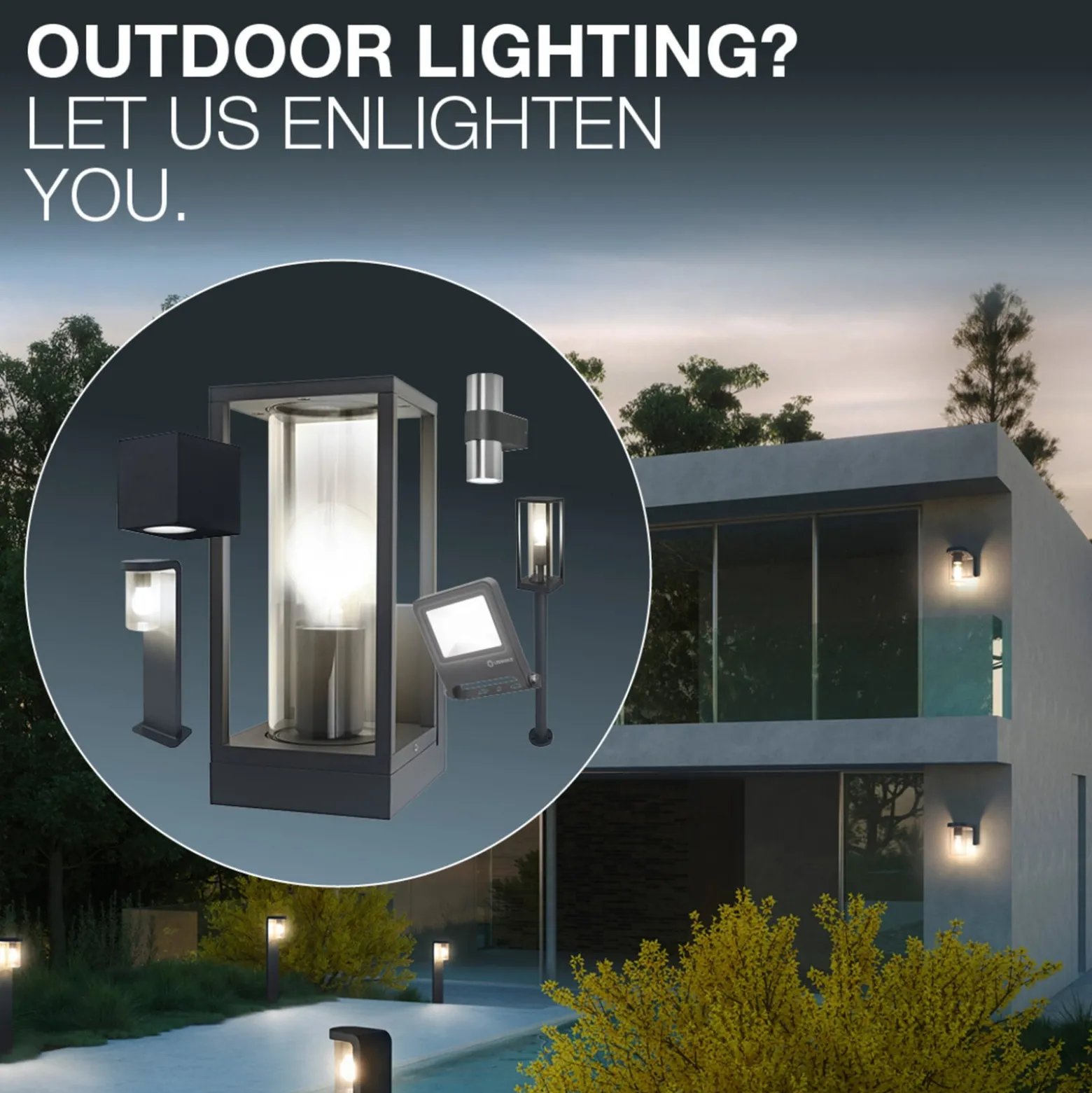OSRAM ulkoseinälamppu ENDURA CLASSIC LANTERN CYLINDER musta