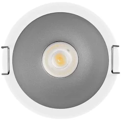 OSRAM upotettava LED-kohdevalaisin TWIST, valkoinen/hopea, 830, Ø 7 cm, metalli