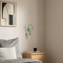 Oxford-seinävalaisin, vihreä, metalli, 1-lamppuinen, E27