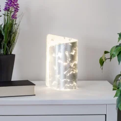 Papiro pöytävalaisin, hopea