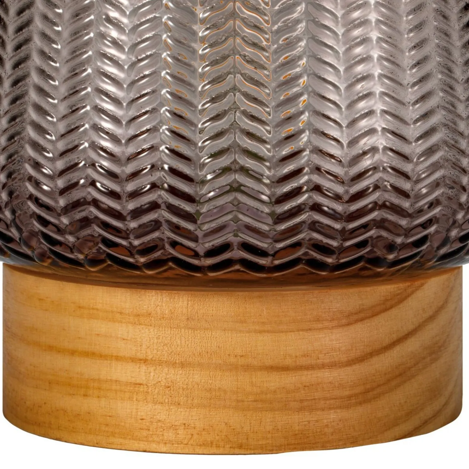 Pauleen Fancy Glamour E27-LED paristo, taupe, puu