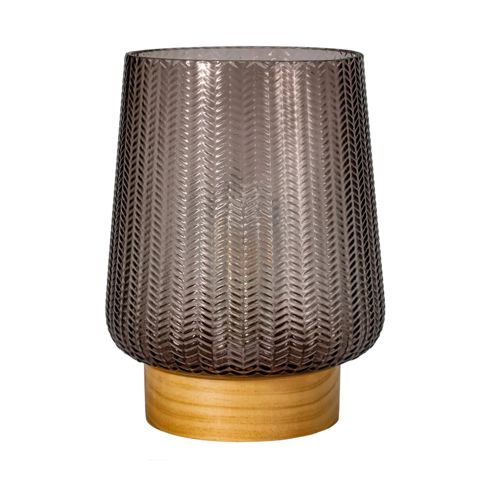 Pauleen Fancy Glamour E27-LED paristo, taupe, puu