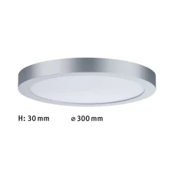 Paulmann Abia -LED-paneeli Ø30 cm 2700K mattakromi