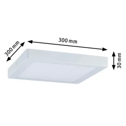 PaulmannAbia-LED-paneeli 4000K kulmikas 30cm valk.