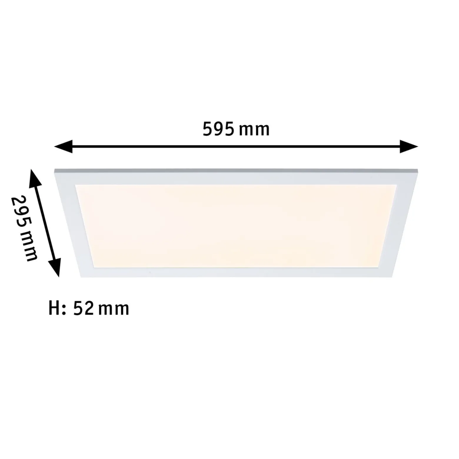 Paulmann Amaris LED-paneeli, ZigBee, 60x30cm, RGBW