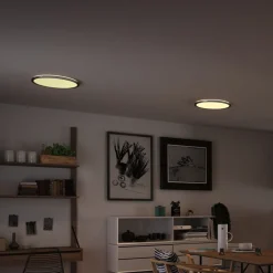 Paulmann Atria Shine LED-paneeli, kromi, himmennettävä, Ø 42 cm